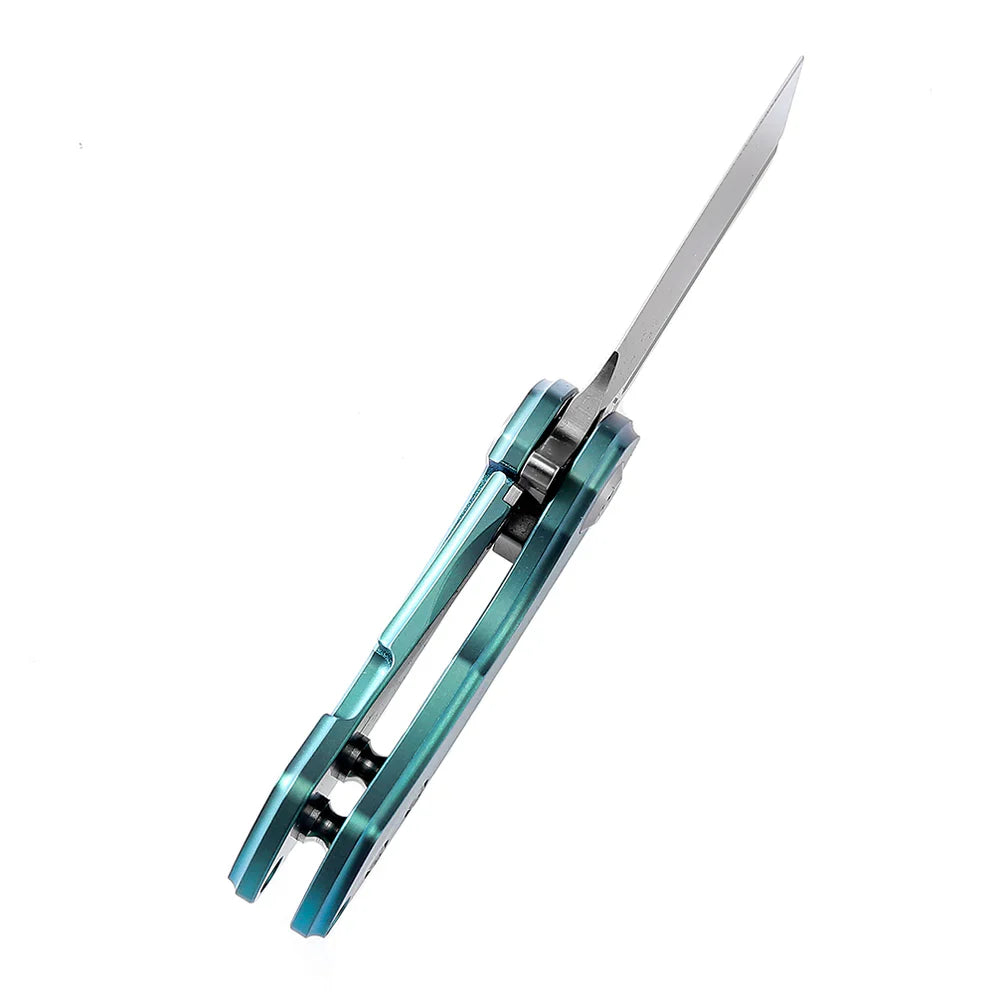 Kansept Mini Korvid 1.45" CPM-S35VN Green Anodized Titanium K3030A7