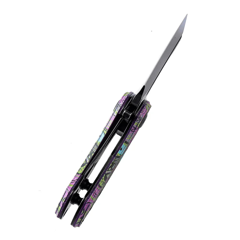 Kansept Mini Korvid 1.45" G10 with Undead Print-Purple T3030B3