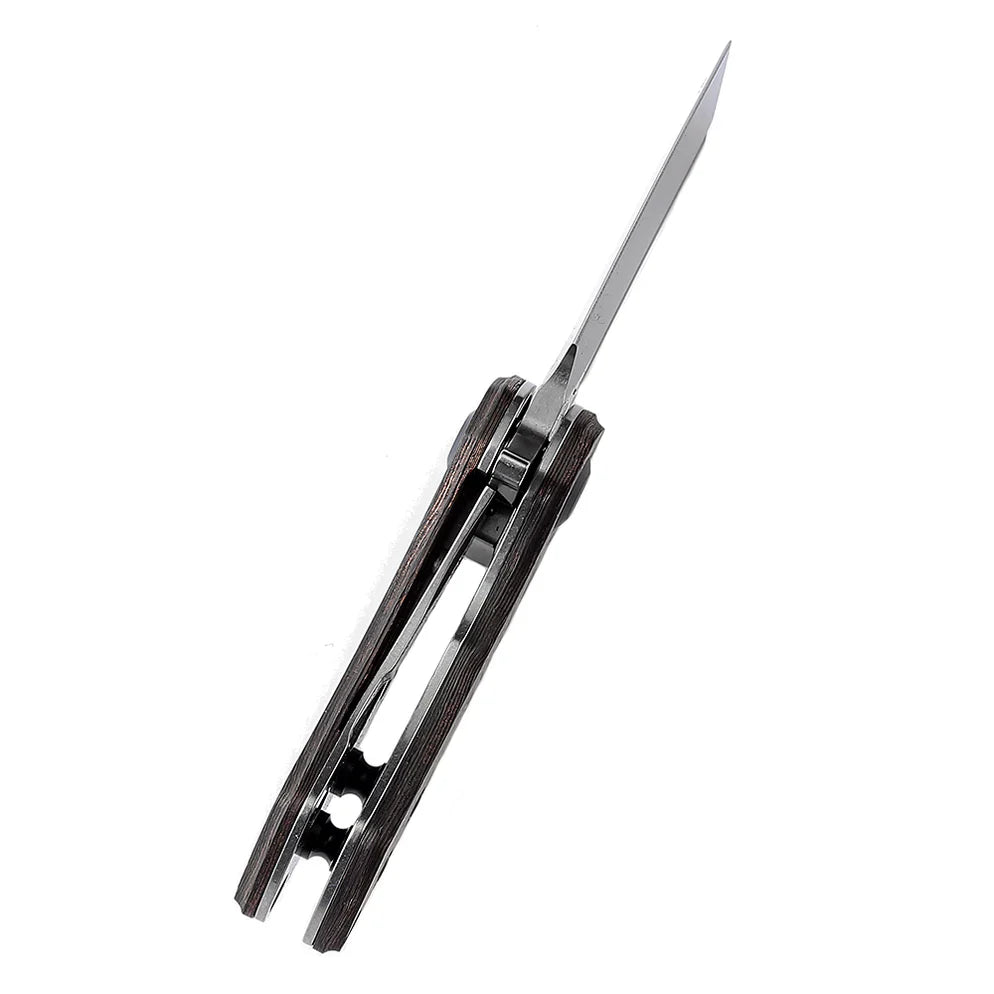 Kansept Mini Korvid 1.45" Stonewashed CPM-S35VN Copper Carbon Fiber Black Copper K3030B1