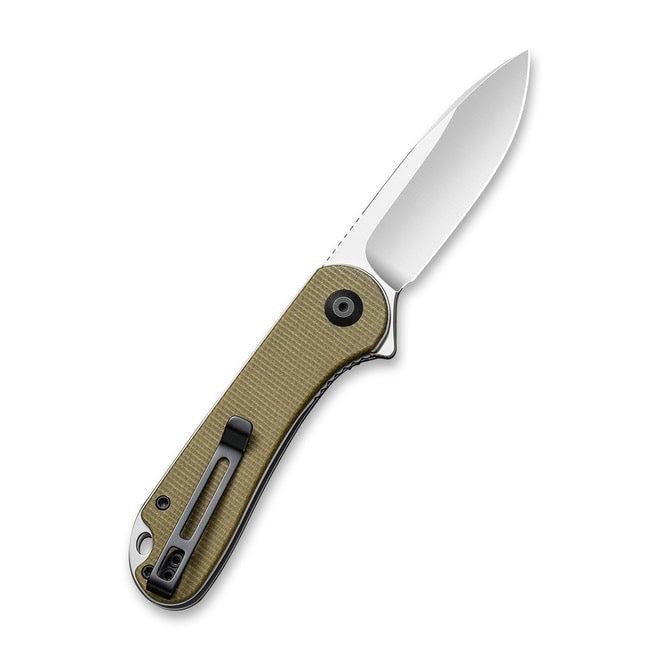 Civivi C907S Elementum Folding Knife Olive Micarta Handle 2.96in D2 Steel Blade