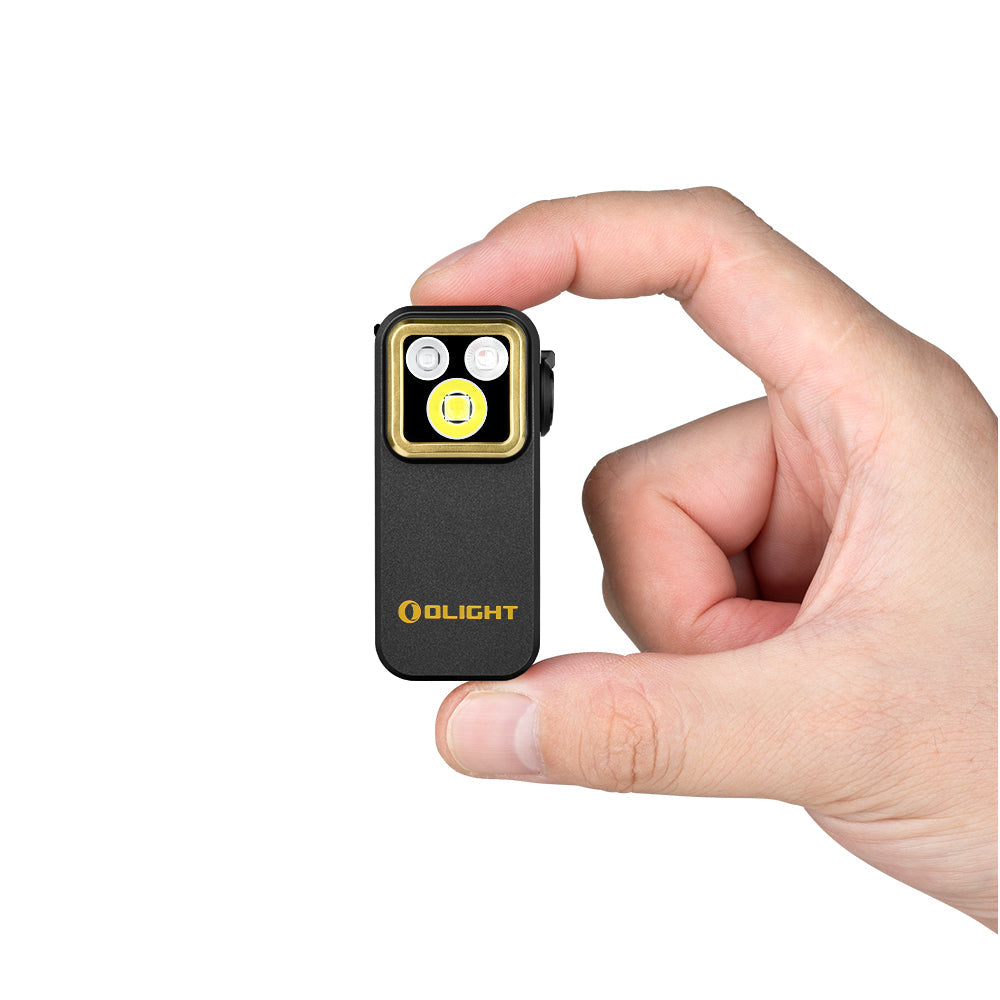 Olight Oclip Pro S – 600 Lumen Clip Flashlight w/ UV, RGB & Magnet (BLACK)