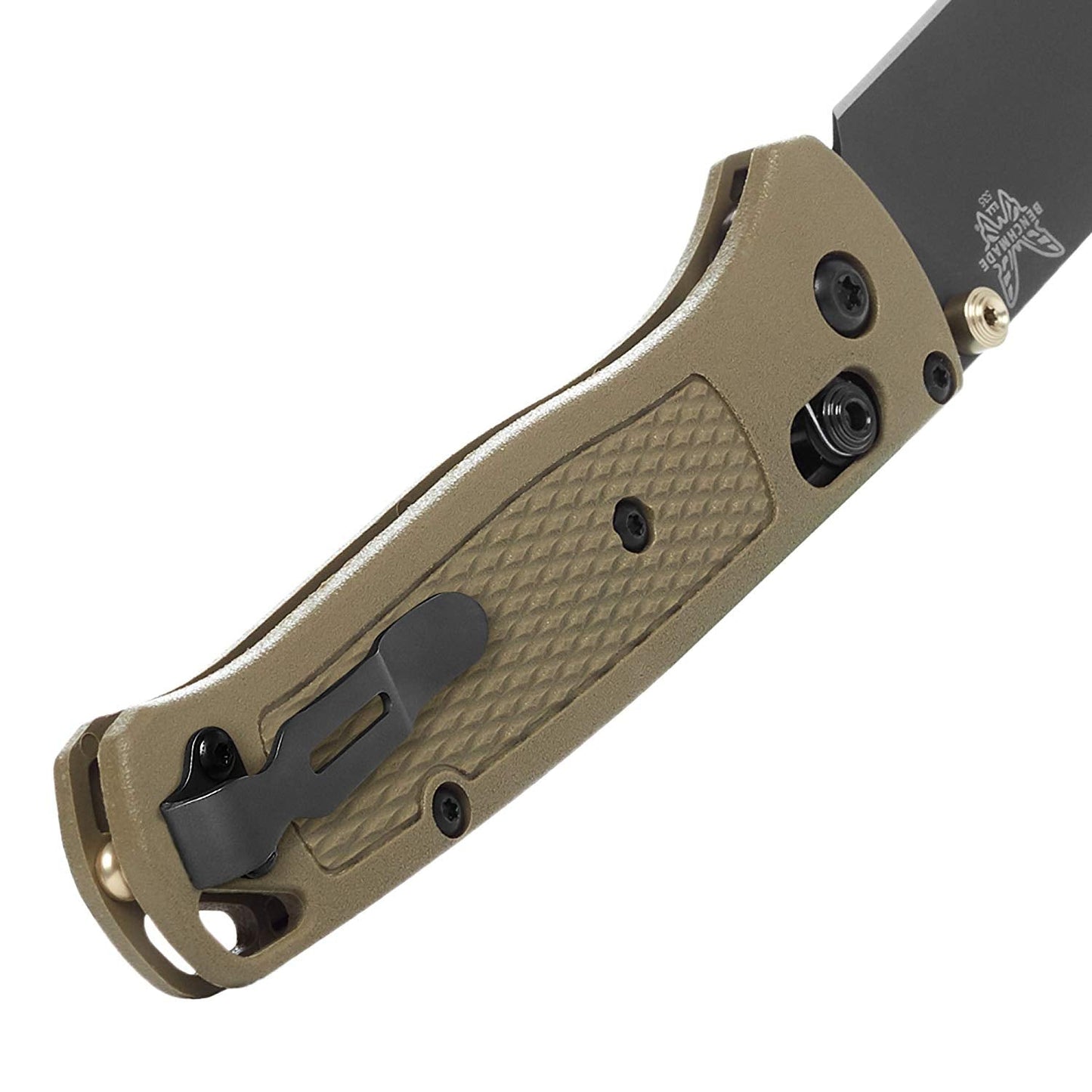 Benchmade Bugout 535GRY-1 gray PVD mini deep-carry pocket clip detail