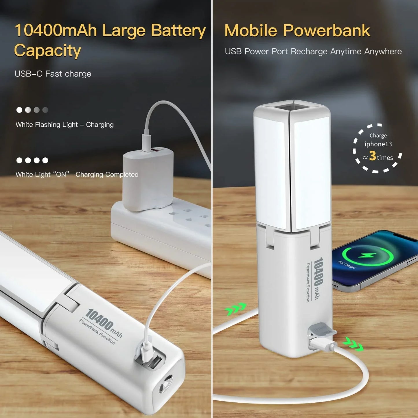 Klarus CL2 Freefolding Eye-caring 750 Lumen USB-C Rechargeable Camping Light