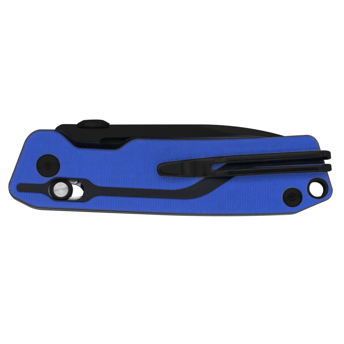 SRM Rubik - 2.72" Black Blade - Blue/Black G10 Handle - 7228-GI