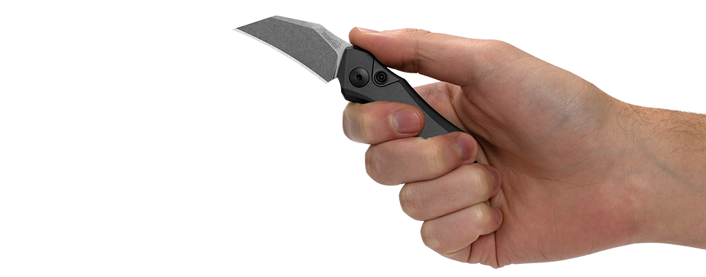 Kershaw Launch 10 7350 Automatic Knife Gray Aluminum (1.9" SW CPM 154)