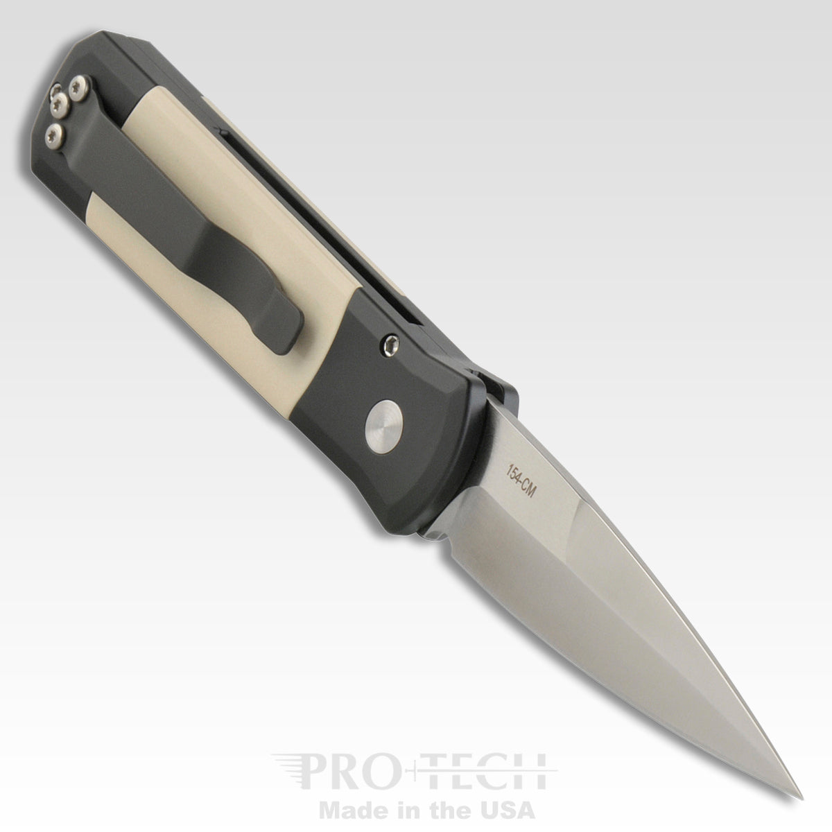 Pro-Tech Knives Godson 751 Automatic Folding Knife 3.15 Inch Blade Ivory Micarta Inlay Handles