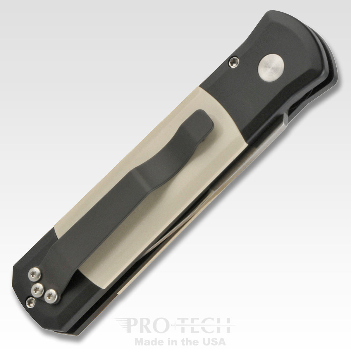 Pro-Tech Knives Godson 751 Automatic Folding Knife 3.15 Inch Blade Ivory Micarta Inlay Handles