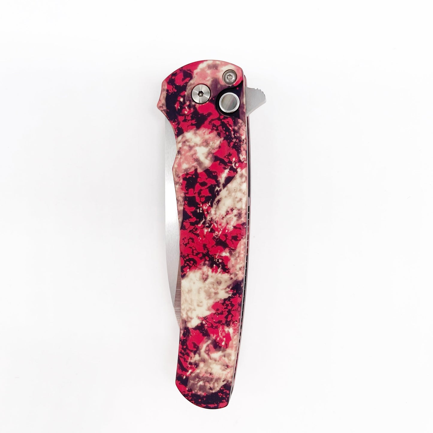 ProTech Knives 5300-CTC Malibu Magnacut Wharncliffe Blade Crimson Tiger Camo Handles