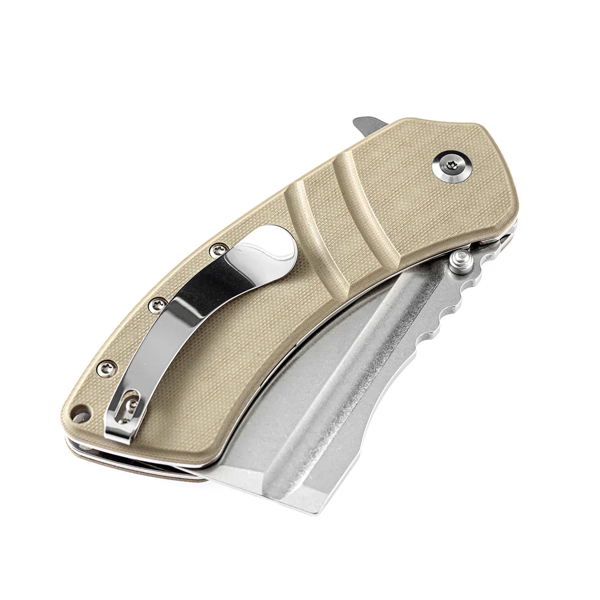 Kansept XL Korvid 3.55" 154CM Light Sand G10 T1030A5