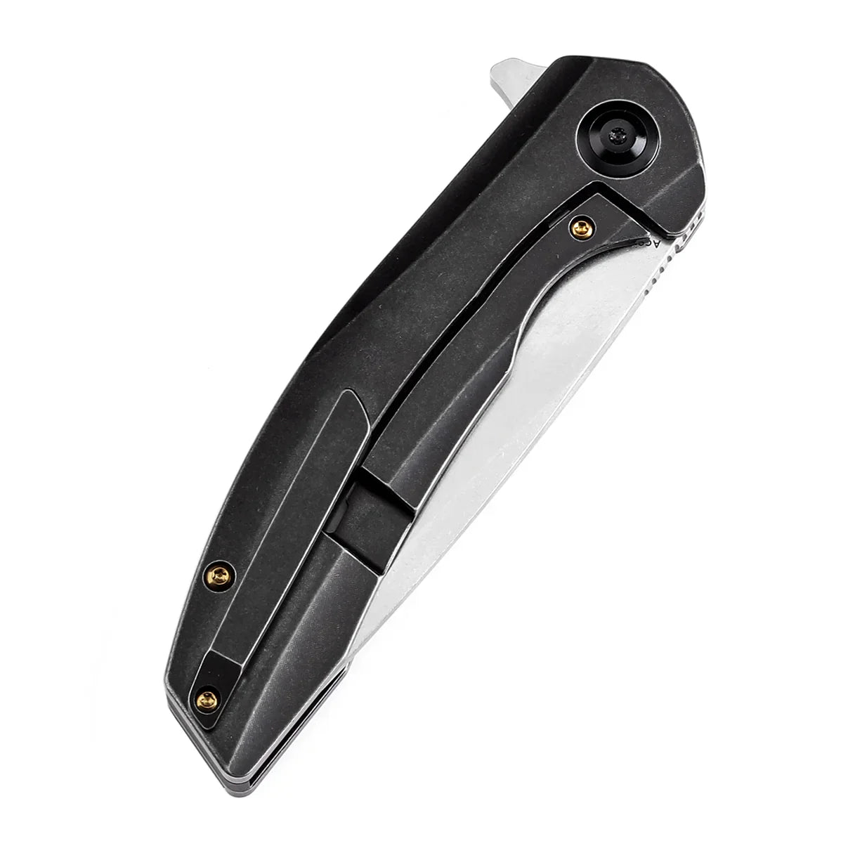 Kansept Accipiter 3.50" Stonewashed CPM S35VN Titanium+Copper Carbon Fiber K1007E2