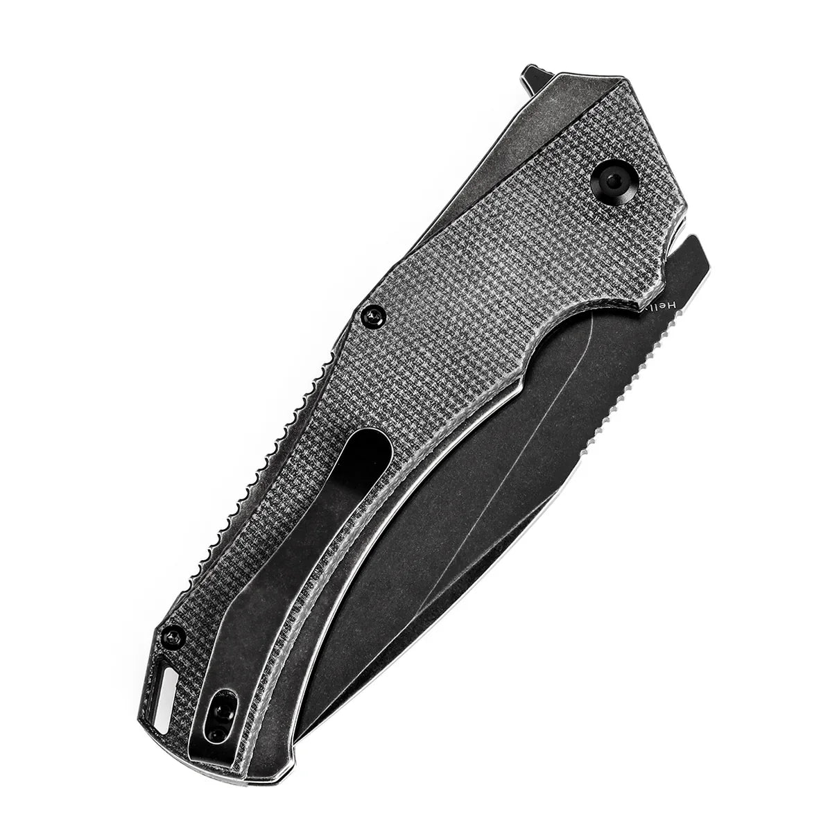 Kansept Hellx 3.6" D2 Black Micarta T1008F4