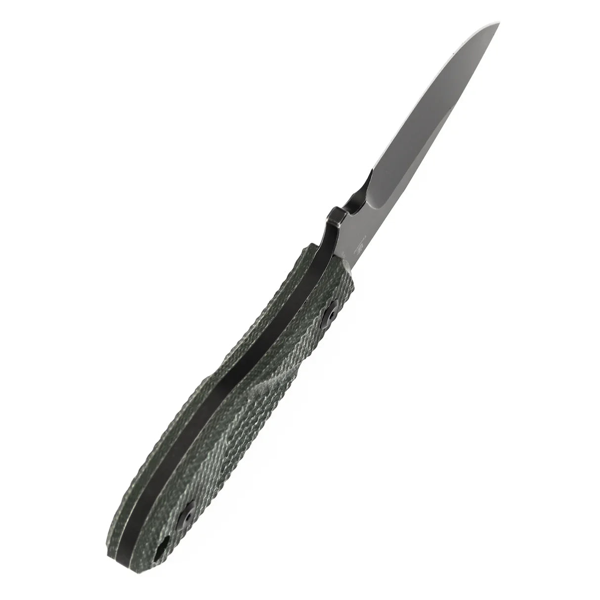 Tenable Tiny Dancer G014A6 – 3.17" Blackwash D2 Drop Point Blade, Green Micarta Handle, Fixed Blade EDC Knife – Designed by JB Stout