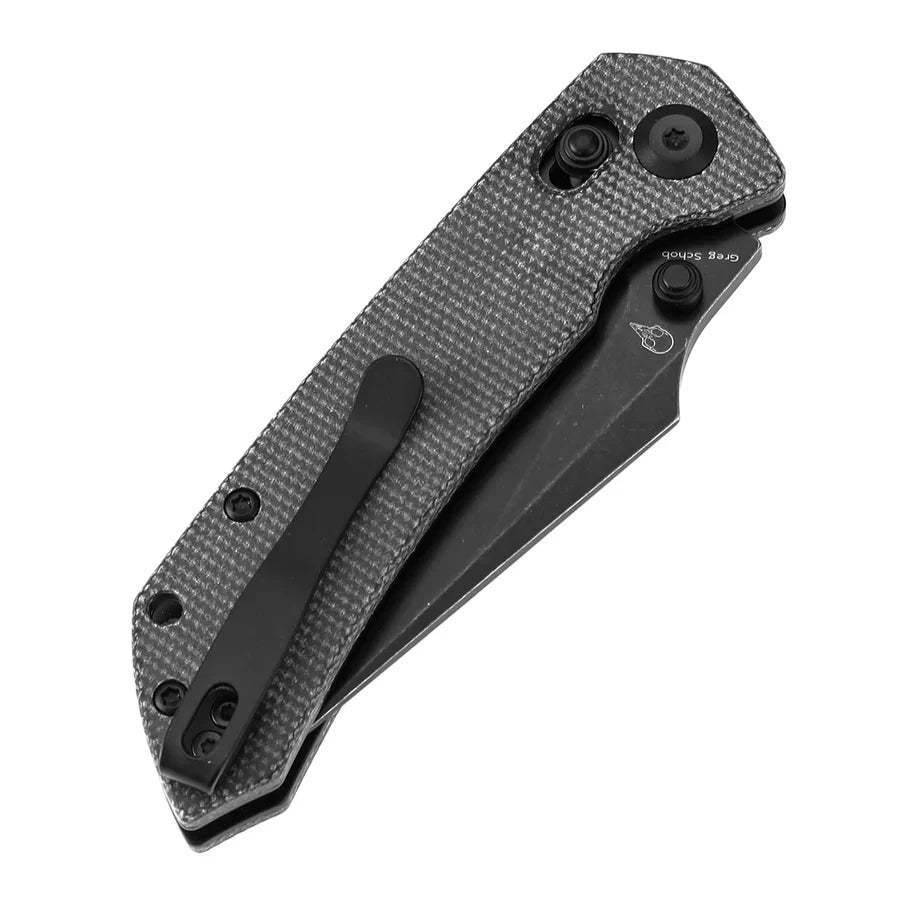 Tenable Fenrir T1034V3 – Black Micarta, 3.48" Blackwashed Nitro-V Blade, Sparrow Knife Co. Design