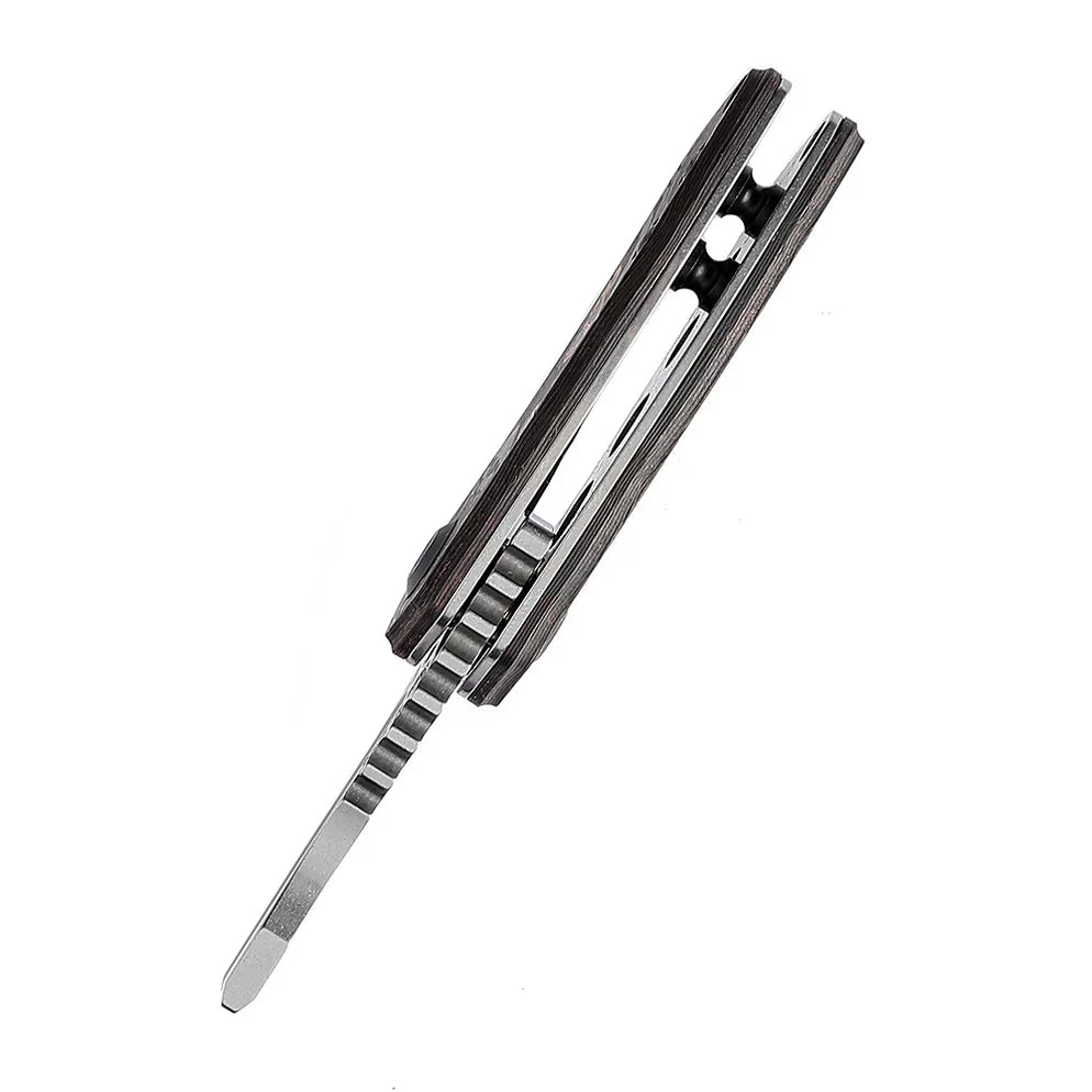 Kansept Mini Korvid 1.45" Stonewashed CPM-S35VN Copper Carbon Fiber Black Copper K3030B1