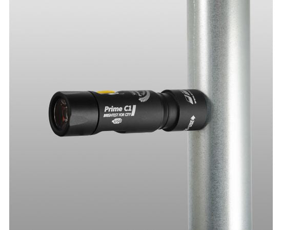 Armytek Prime C1 Magnet USB+18350 / XP-L Warm / 900 lm / TIR 20Â°:80Â° / 1x18350 or 1xRCR123