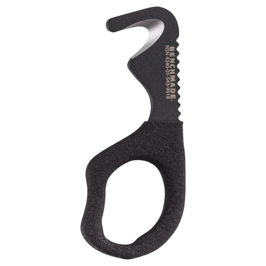 Benchmade 7 BLKW rescue hook – blunt N680 strap and seatbelt cutter