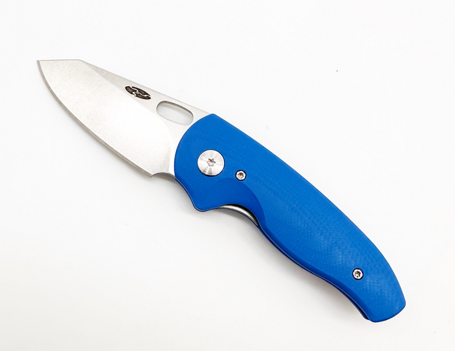 Three Rivers Mfg Holey Nerd Royal Blue G10 3D Handles 2.2in Magnacut Blade