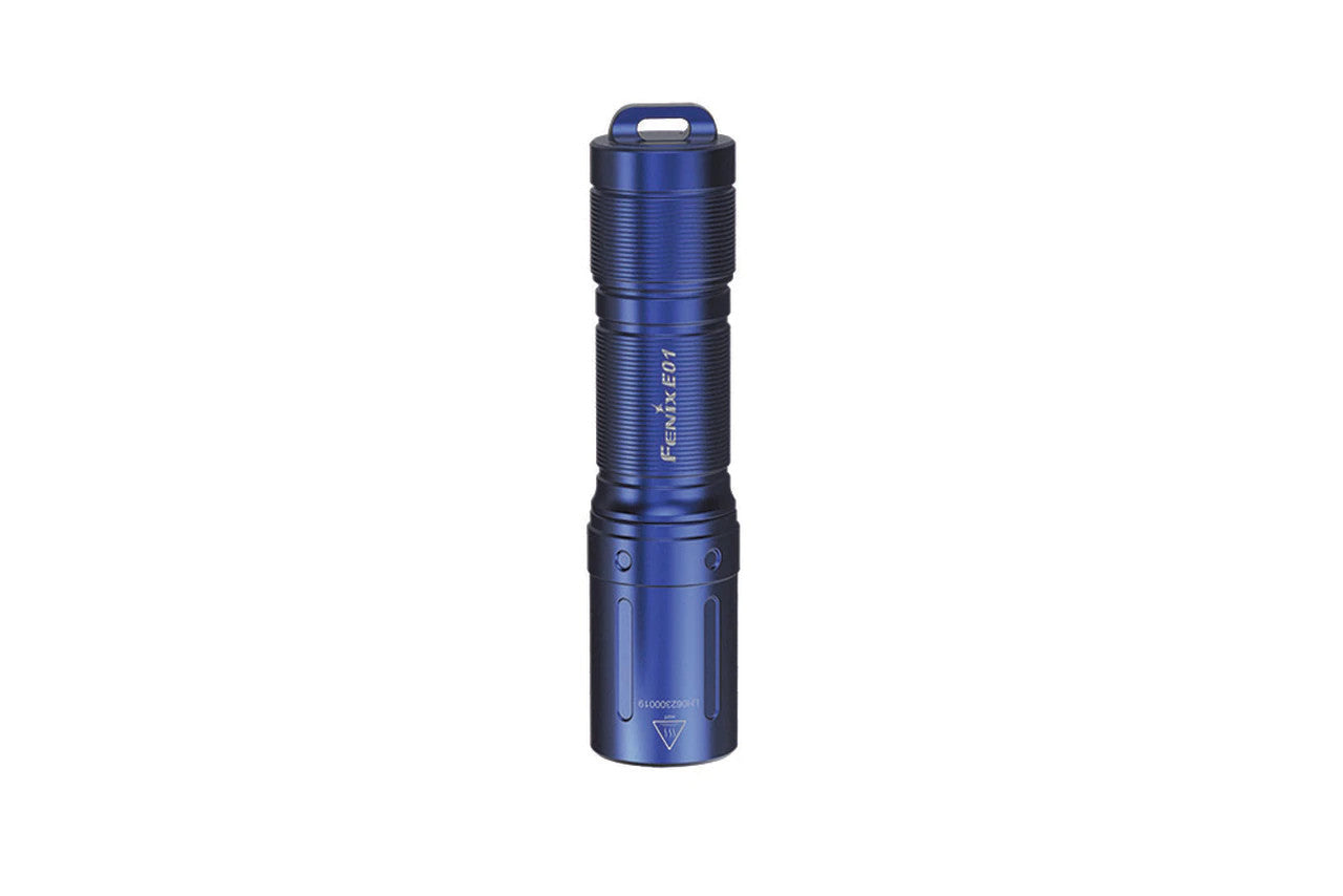 Fenix E01 V2 100 Lumen AAA Twist EDC Flashlight - Blue