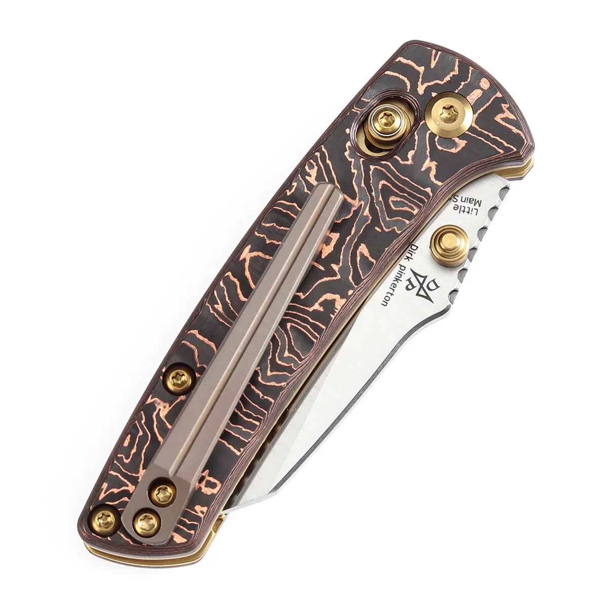 Kansept Little Main Street 2.26" CPM S35VN Copper Carbon Fiber K2015V2