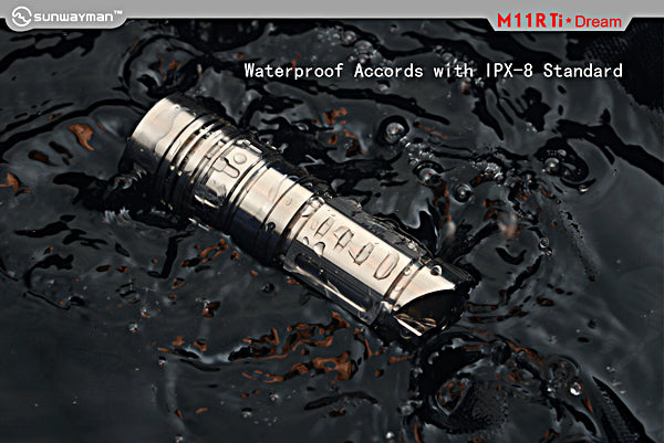 Sunwayman M11R Ti*Dream Limited Edition 1 x (R)CR123A CREE XM-L2 368 Lumen LED Flashlight