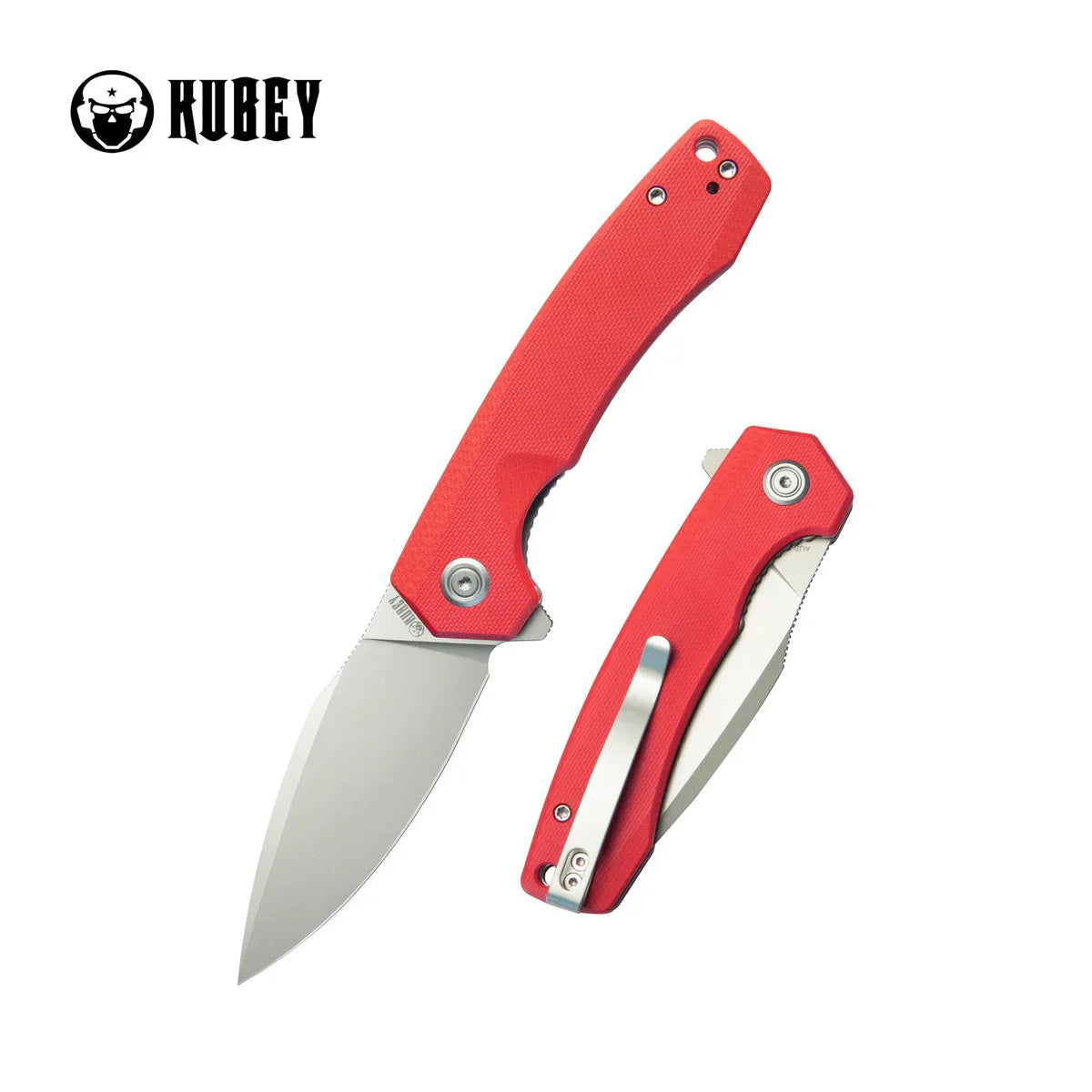 Kubey Knife Calyce 3.27" AUS-10 Red G10 KUB901J