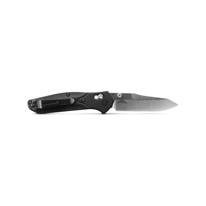 Benchmade Mini Osborne 945-2 carbon fiber handle detail