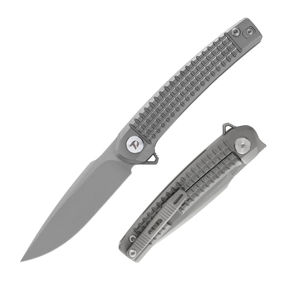 Dreamtech D9613G M390 Titanium Liner Lock Pocket Knife
