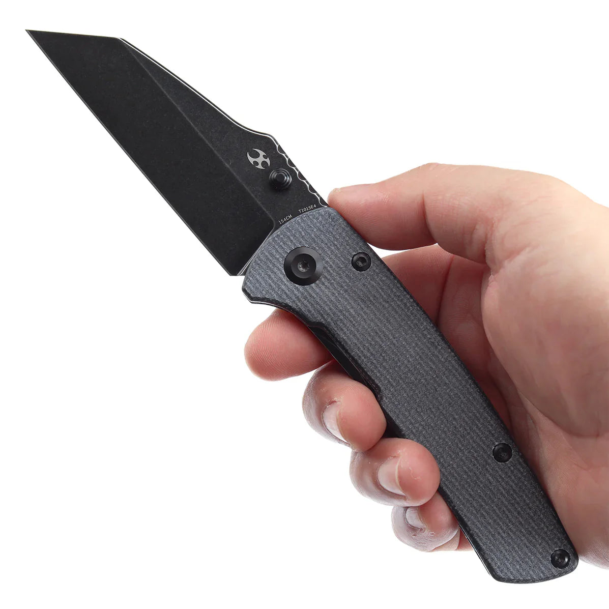 Kansept Main Street 3.36" 154CM Blackwash Micarta T1015E4