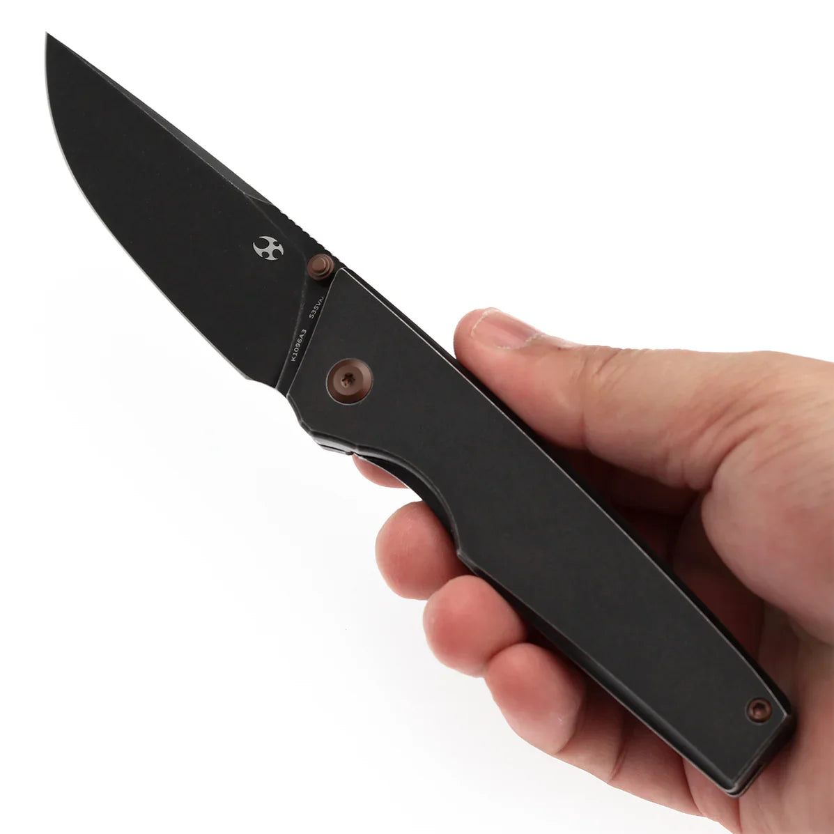 Kansept Chimera 3.15" Blackwash CPM S35VN Blackwash Titanium K1096A3