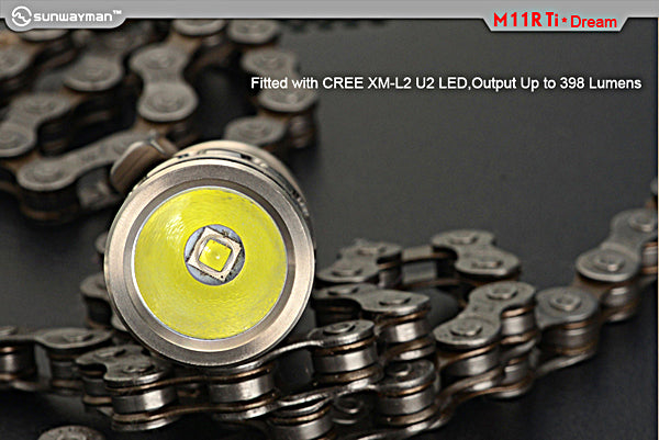 Sunwayman M11R Ti*Dream Limited Edition 1 x (R)CR123A CREE XM-L2 368 Lumen LED Flashlight