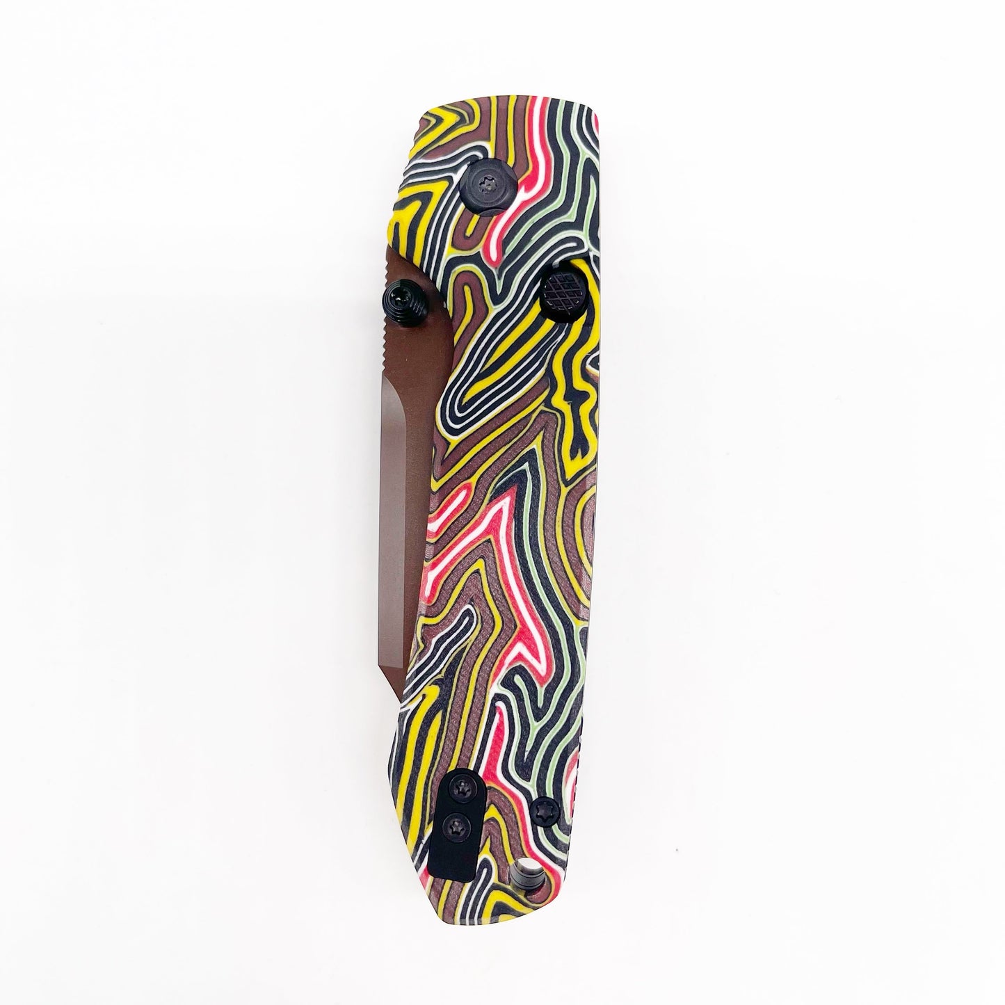 Vosteed Raccoon 14C28N Dune Bowie Blade Arcade Pattern G10 Handle