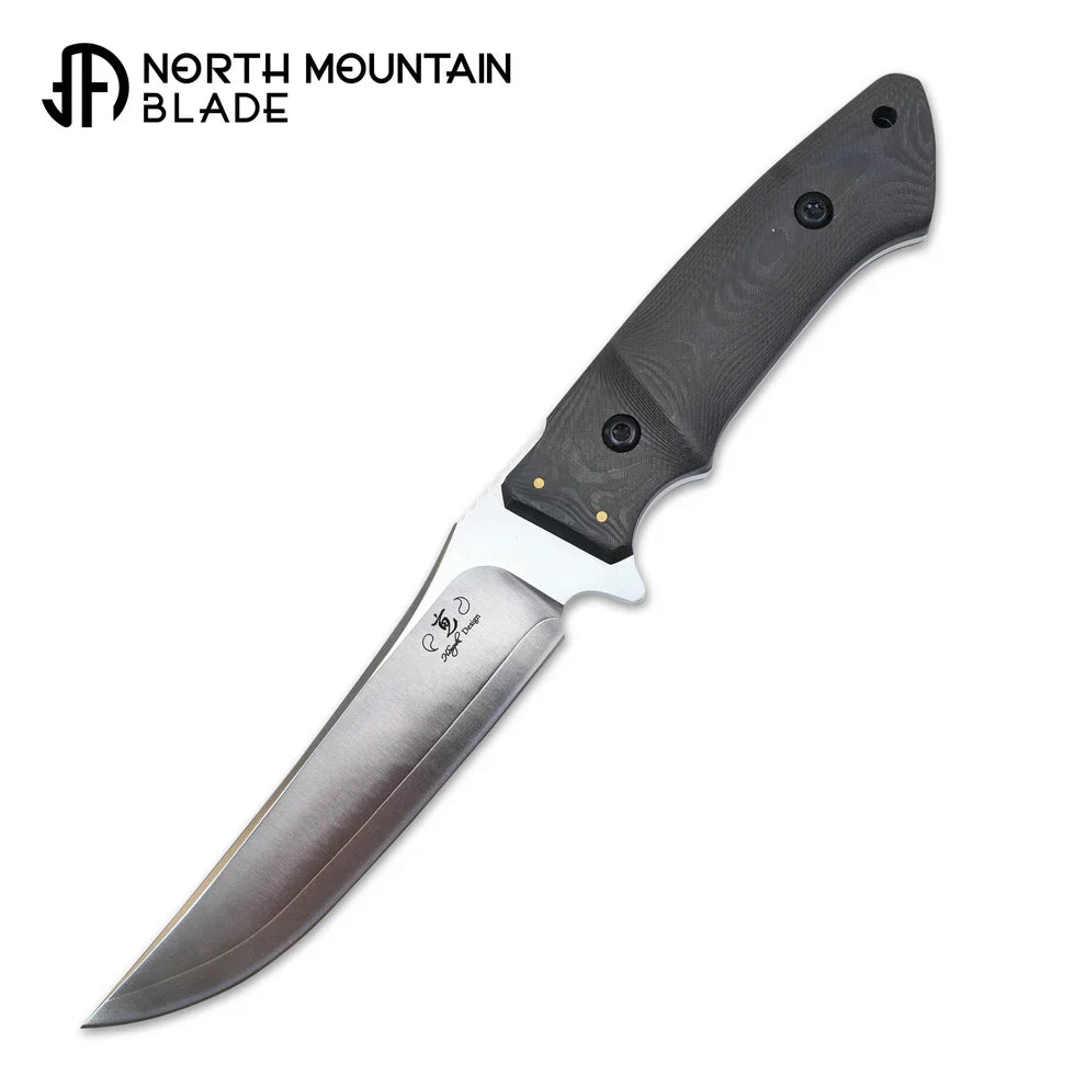 North Mountain Blade HiroshiiSuzuki-UtilityB front view fixed blade knife
