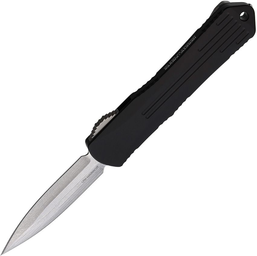Heretic Knives Auto Manticore S OTF Black 2.625in Double Edge CPM Magnacut Steel