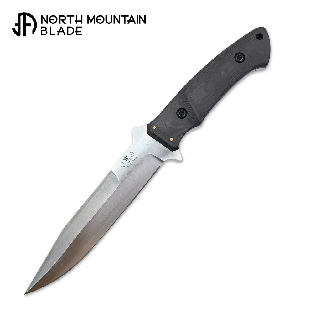 North Mountain Blade HiroshiiSuzuki-BearHunt front view fixed blade knife