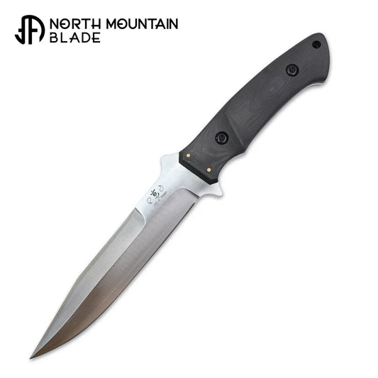 North Mountain Blade HiroshiiSuzuki-BearHunt front view fixed blade knife