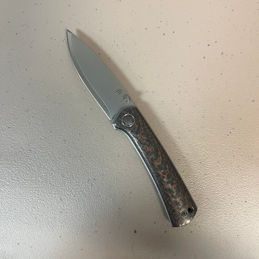 North Mountain Blade Ultra-CopperCFZDP189 front view folding knife