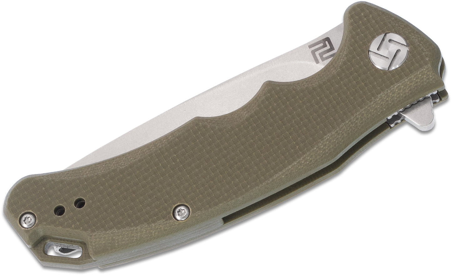 Artisan Cutlery 1702PS-GNF Folding Knife G10 Handles 3.07" Blade D2 Steel