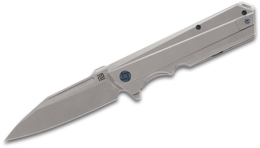 Artisan Cutlery 1703G-GY Folding Knife Titanium Handles 3.54" Blade S35VN