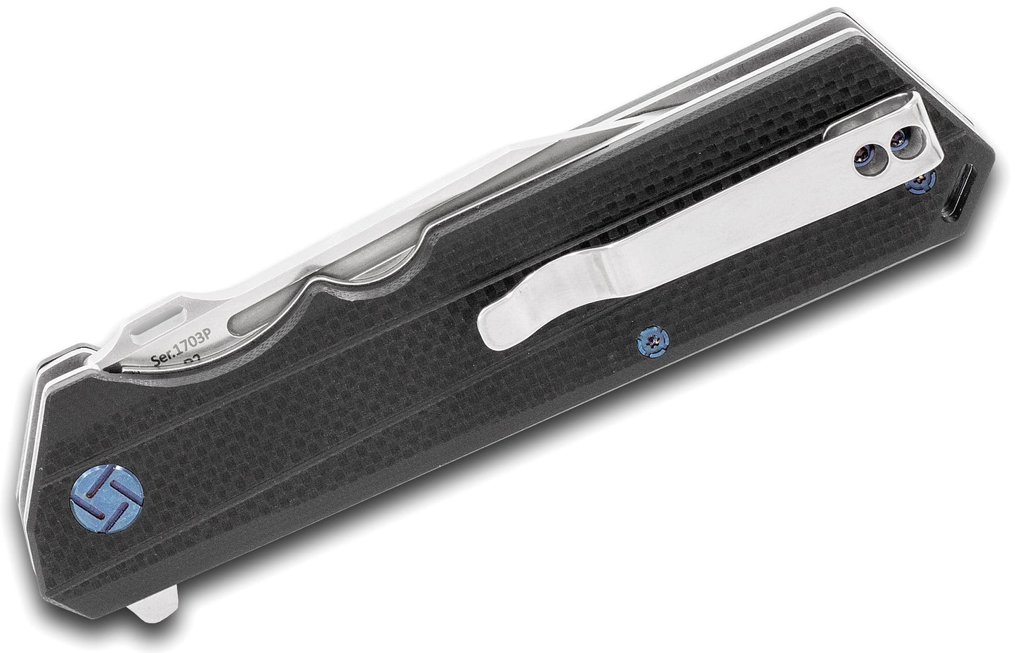 Artisan Cutlery 1703P-BK Folding Knife G10 Handles 3.75" Blade D2 Steel