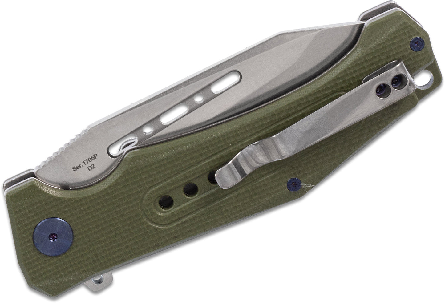 Artisan Cutlery 1705P-GN Folding Knife G10 Handles 3.94" Blade D2 Steel