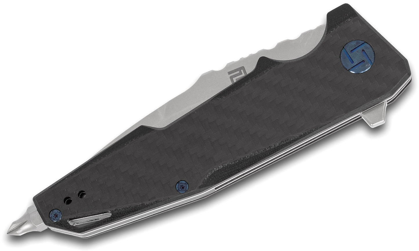 Artisan Cutlery 1706P-CF Folding Knife Carbon Fiber Handles 3.75" Blade D2 Steel