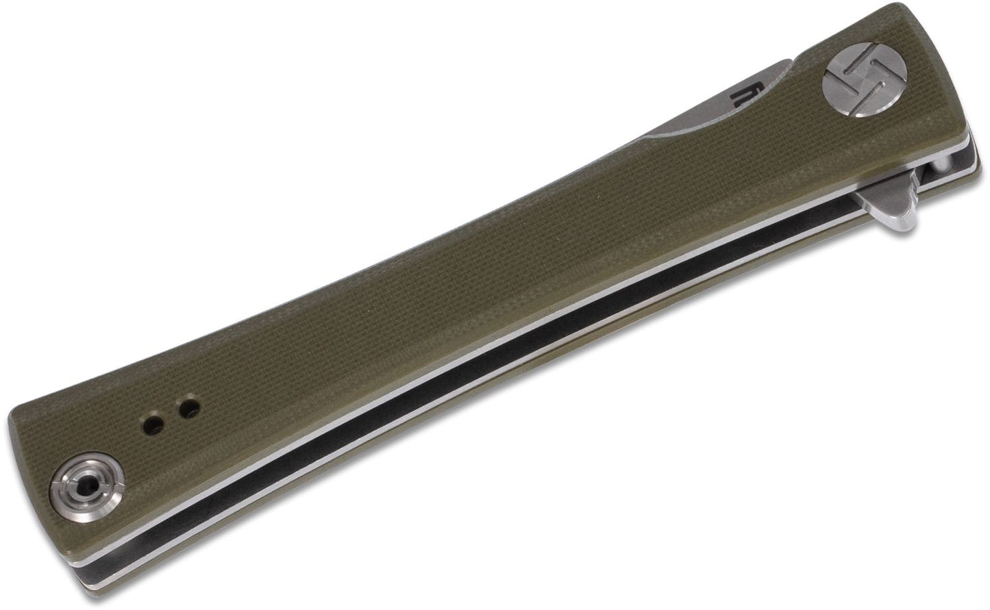 Artisan Cutlery 1805P-GNF Folding Knife Textured Green G10 Handles 4.06" D2 Stonewashed Blade