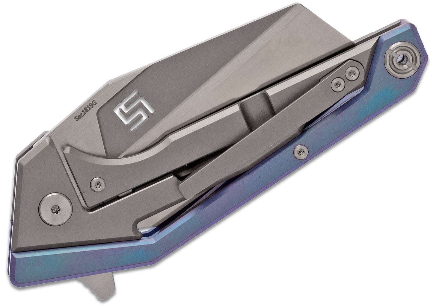 Artisan Cutlery 1819G-BUS Folding Knife Titanium Handles 2.91" Blade S35VN