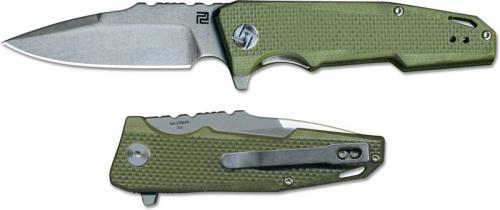 Artisan Cutlery 1706PS-GNF Folding Knife G10 Handles 3.07" Blade D2 Steel