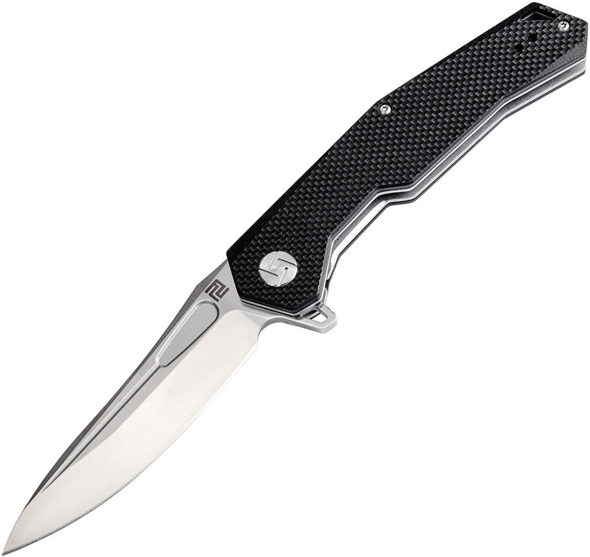 Artisan Cutlery Zumwalt 1808P-BKF Folding Knife 3.88in D2 Steel Blade Textured G10 Handles