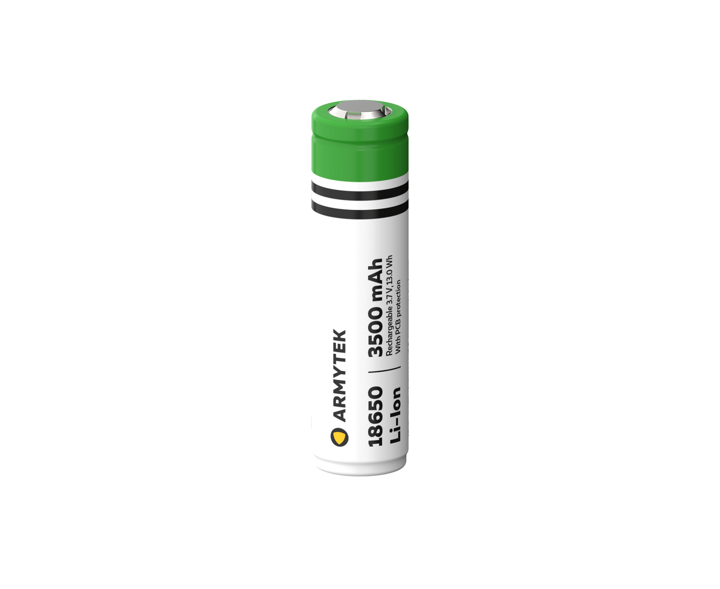 Armytek 18650 Li-Ion 3500mAh battery / Protected / Rechargeable