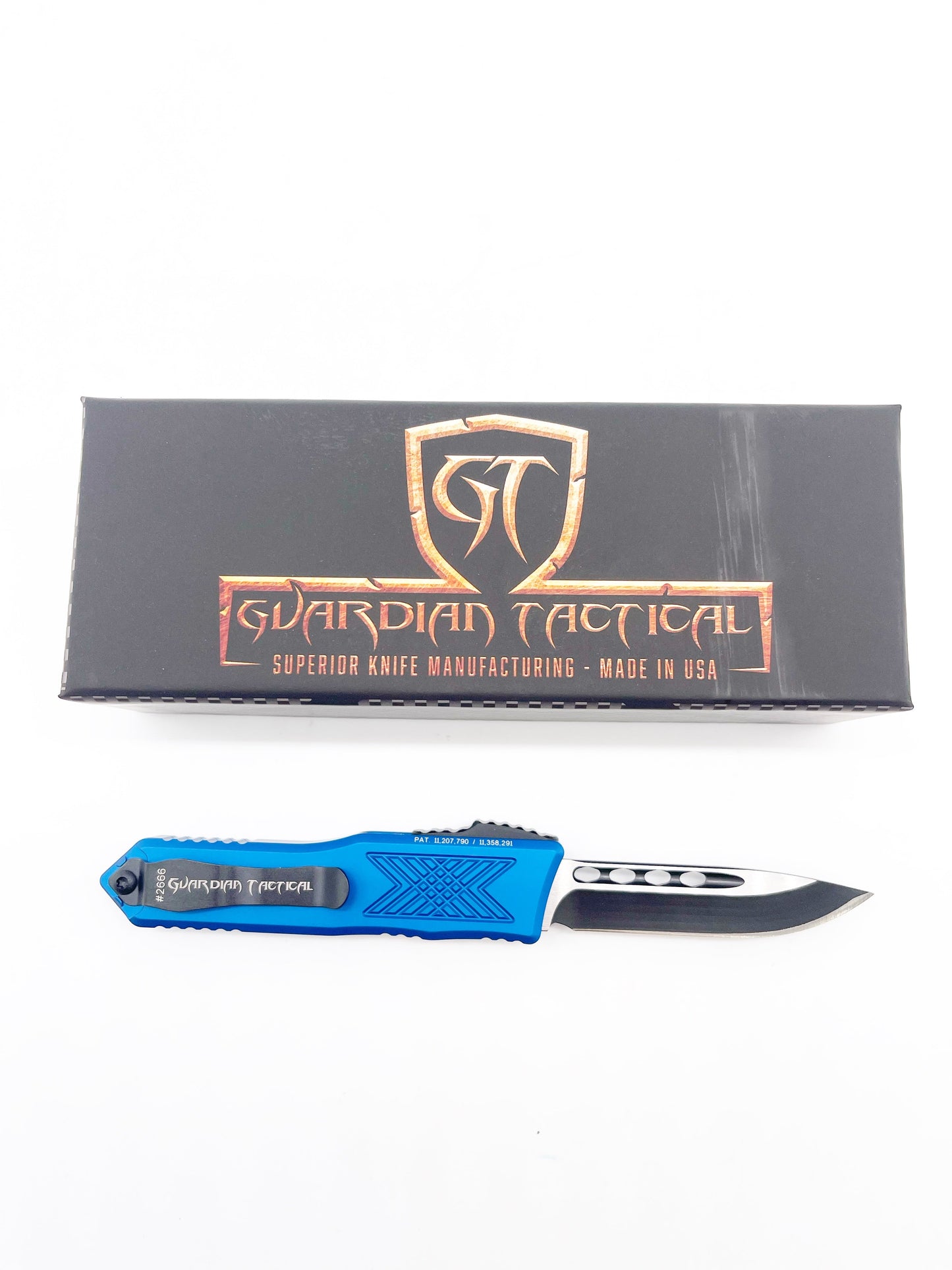 Guardian Tactical GTX-025 OTF 12-4211 Blue Two Tone Black S/E