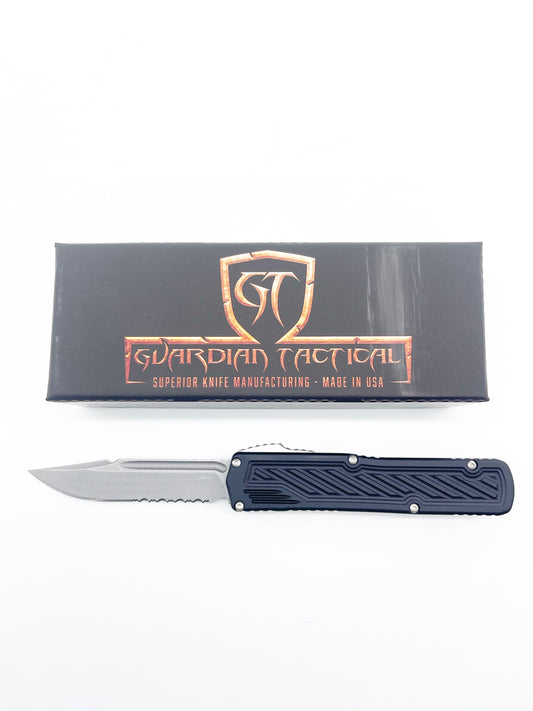 Guardian Tactical Scout OTF 143512 Stonewash S/E Serrated