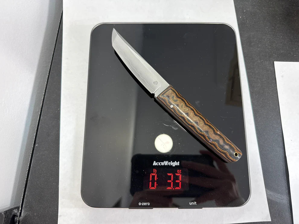 North Mountain Blade ChopMiniFixed-SnakeMicarta detail view 11
