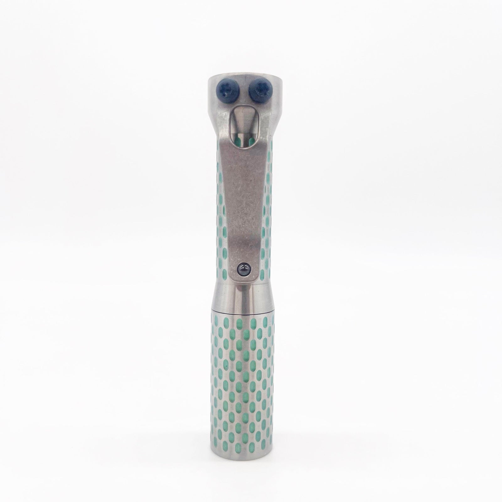 Dawson Machine Craft Divot Slimmer Titanium EDC Flashlight – Anodized Satin Finish, 10440 Battery